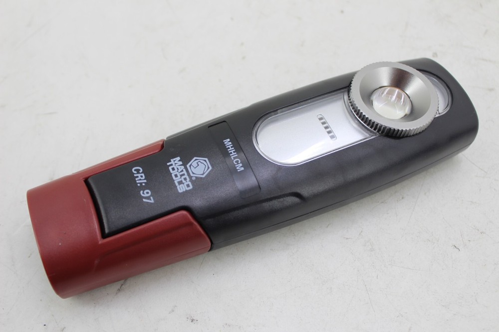 Matco Color Match Rechargeable Magnetic Folding Base Paint Flashlight Sun Light