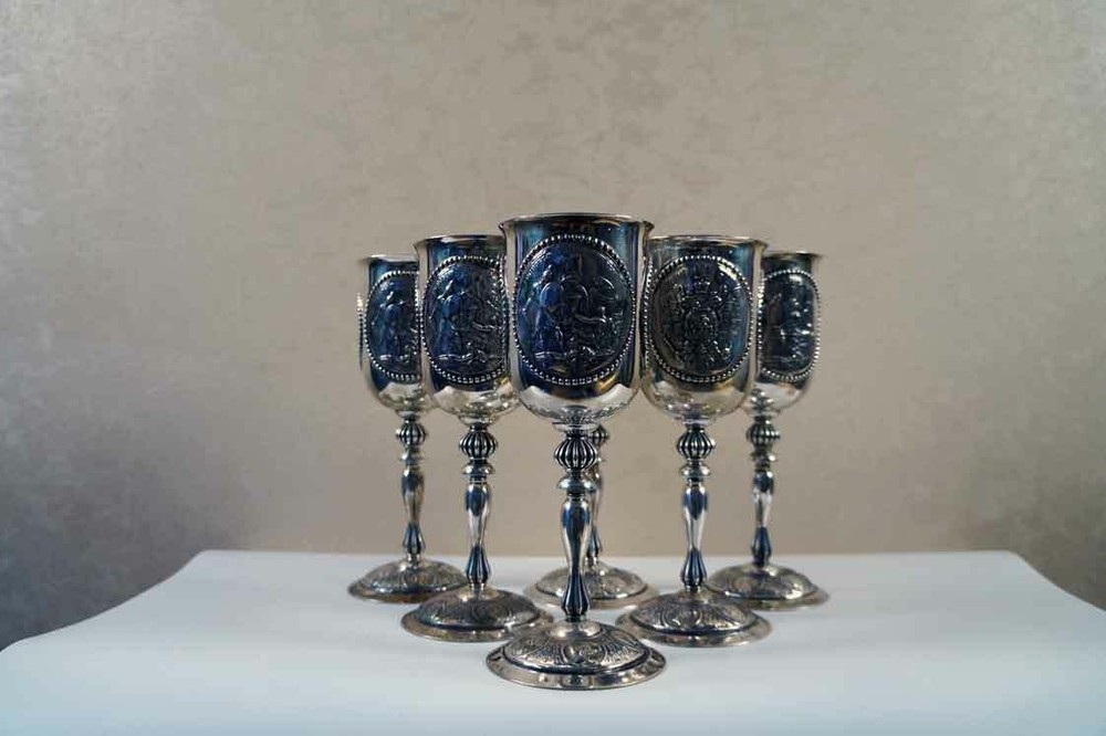 Russian ROMANOV coronation Goblets