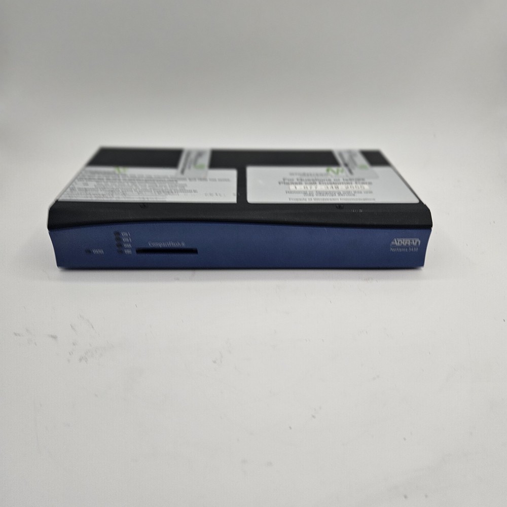 Adtran NetVanta 3430 Modular Router Dual Ethernet VPN Firewall Untested