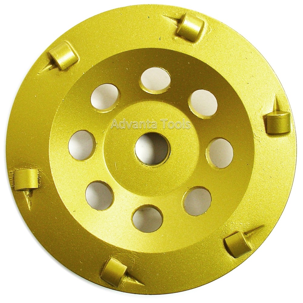 5” PCD Cup Wheel - Quarter Round 6-Segment with 5/8"-11 Arbor