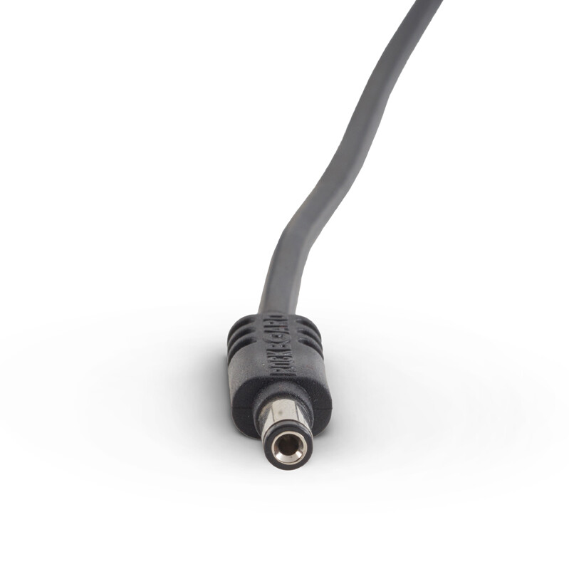 RockBoard Power Supply Cable Black 60 cm Angled to Straight