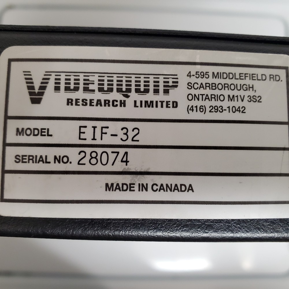 STATMON / VIDEOQUIP UIF-32 UNIVERSAL INTERFACE SYSTEM