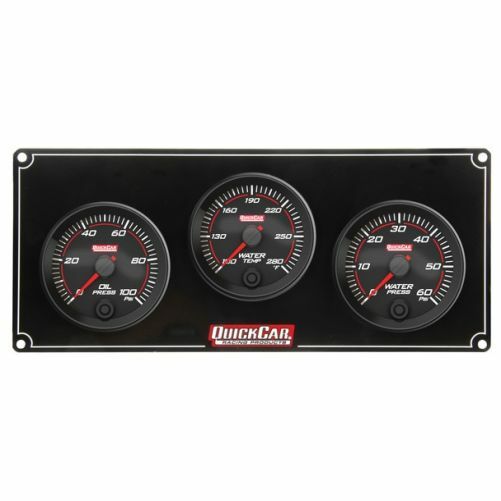 Quickcar 69-3016 Redline 3 Gauge Panel OP/WT/WP