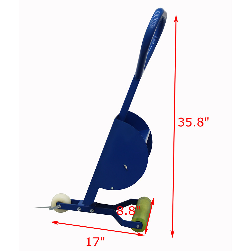 Road Surface Texturing Marking Machine with Reference Pointer Rubber Roller