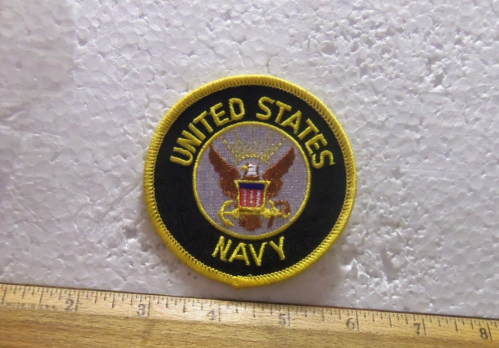US Navy Logo Embroidered Patch