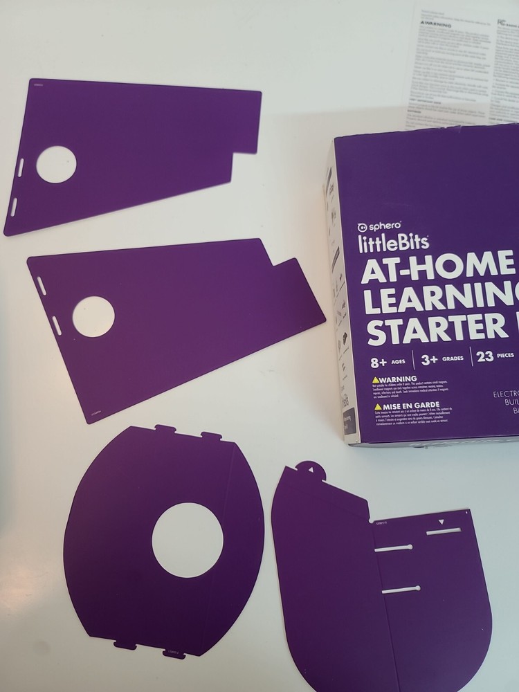 Sphero littleBits at-Home Learning Starter Kit NEW box has shelf damage-kit mint
