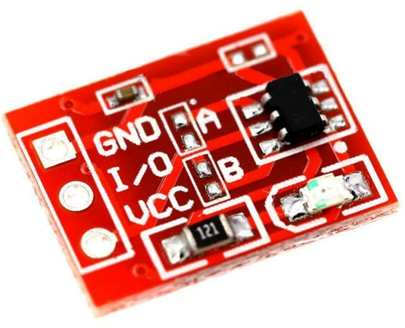 TTP223 Capacitive Touch Switch Button Self-Lock Module Sensor for Arduino, RPi