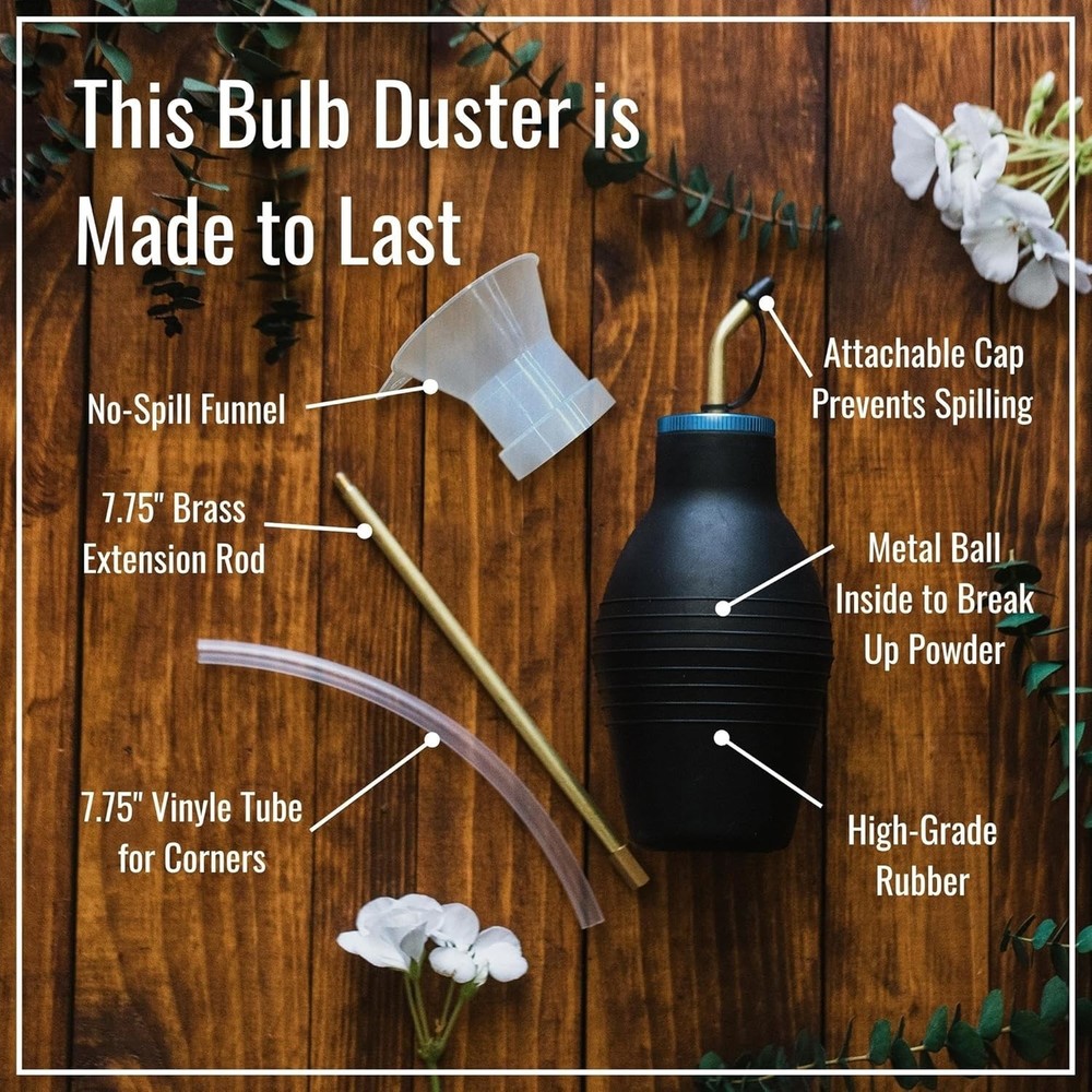 Natural Pest Control Solution - The Insect Buster 14oz Handheld Duster & Sprayer