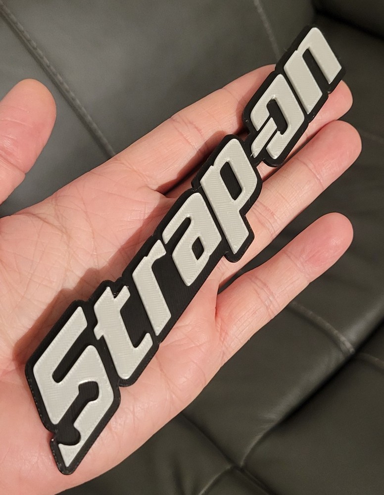 Strap-on Novelty 3D Printed Tool Box Badge.
