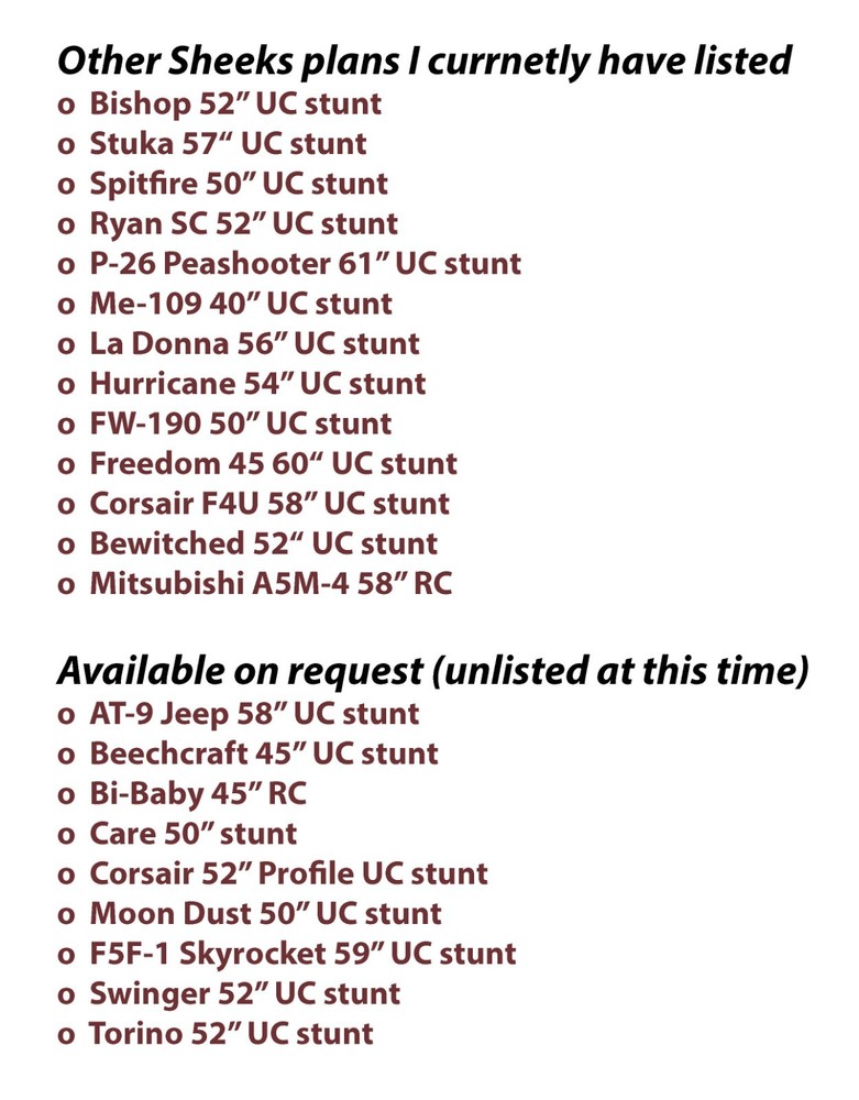 Model Airplane Plans (UC): Moon Dust 50" Stunt for .35 Engine by Jack Sheeks