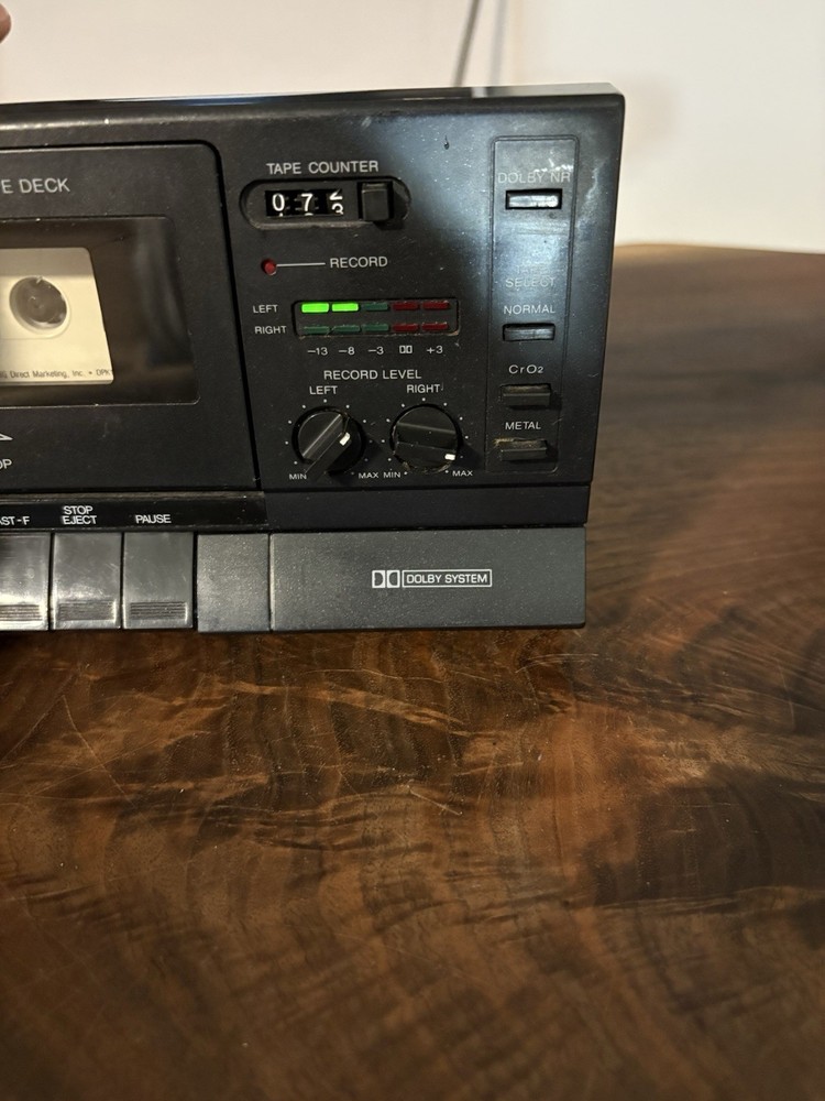 Optimus Cassette Deck SCT-86 Tested, Working Order