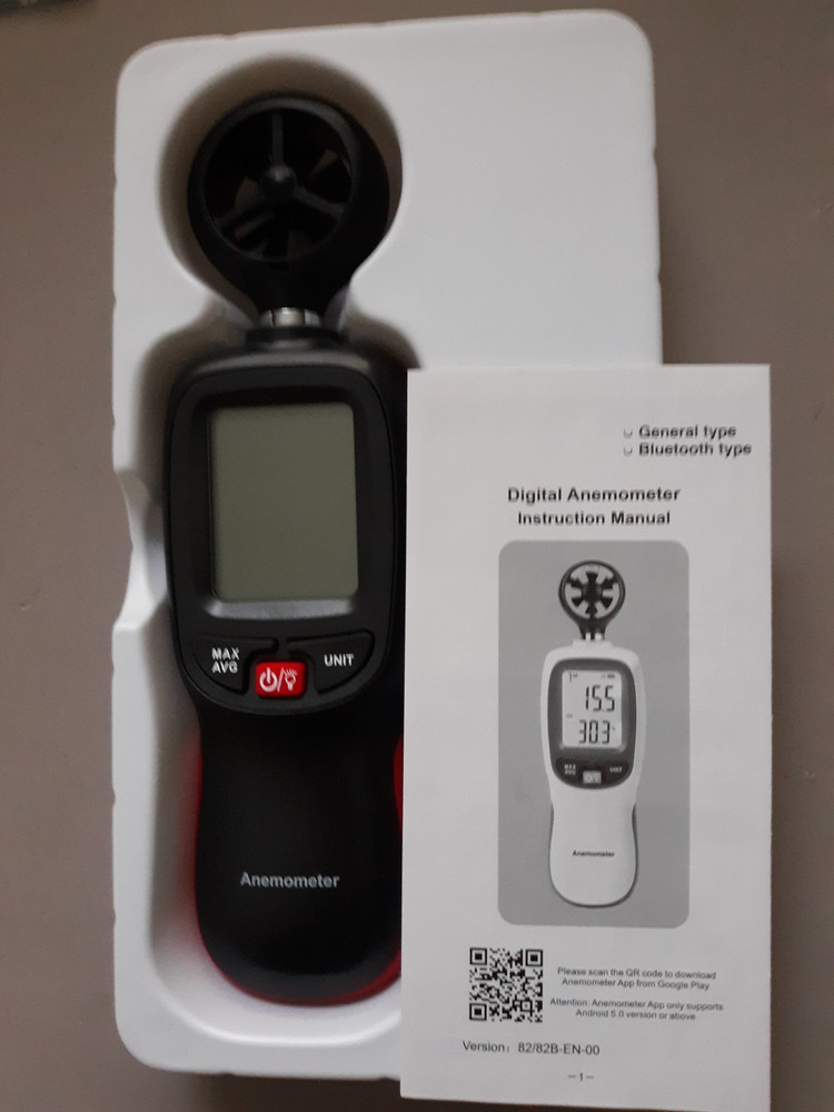 NEW - Handheld Digital Anemometer Wind Speed Detector