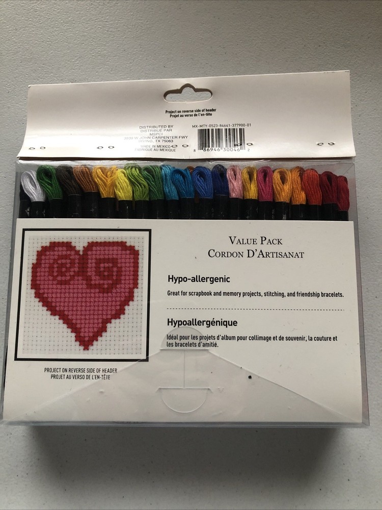 Loops & Threads Embroidery Floss - Value Pack, 105 Skeins, NEW