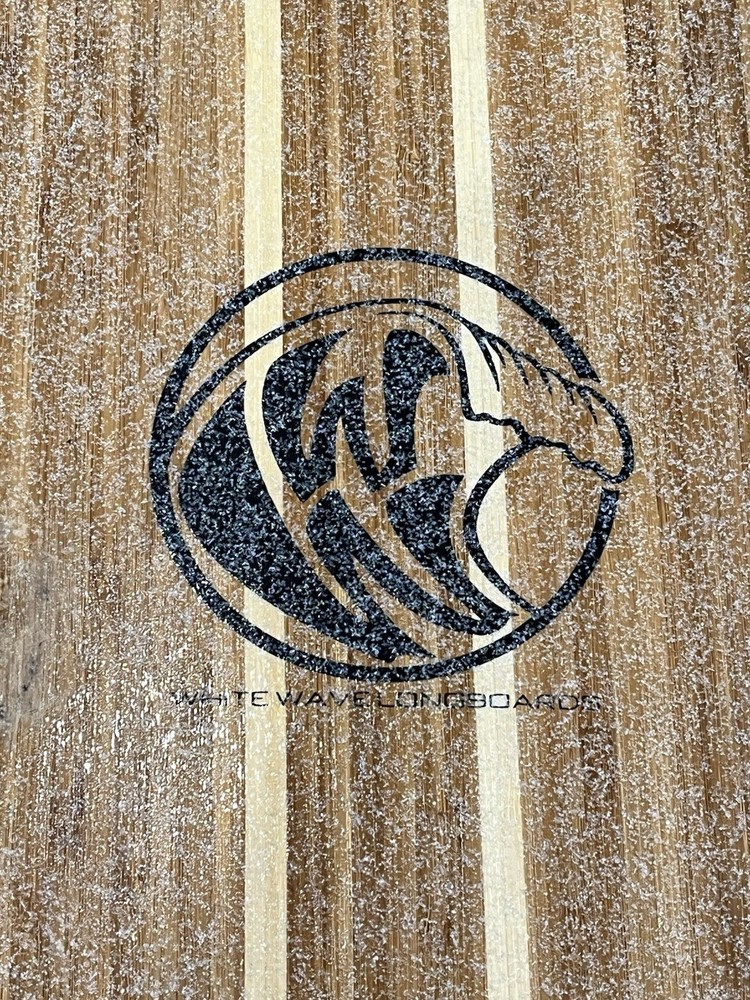 White Wave Longboard Skateboard Warrior 38” Complete Loaded