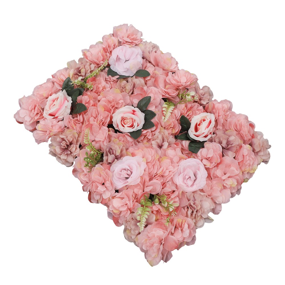 12 Pcs Flower Wall Panel, Artificial Flower Backdrop, Flower Panels for Backdrop