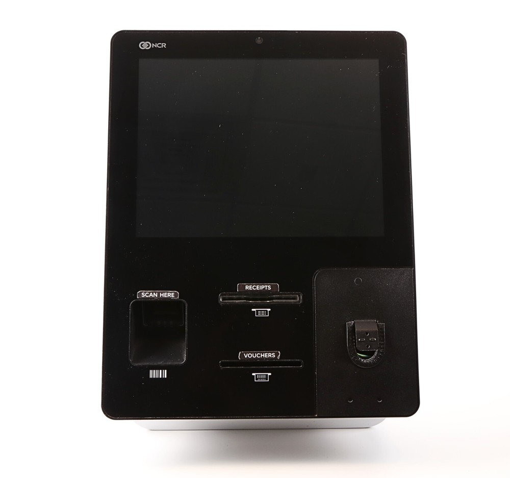 NCR SelfServ 90 Kiosk with Stand, 7709-3100-2000