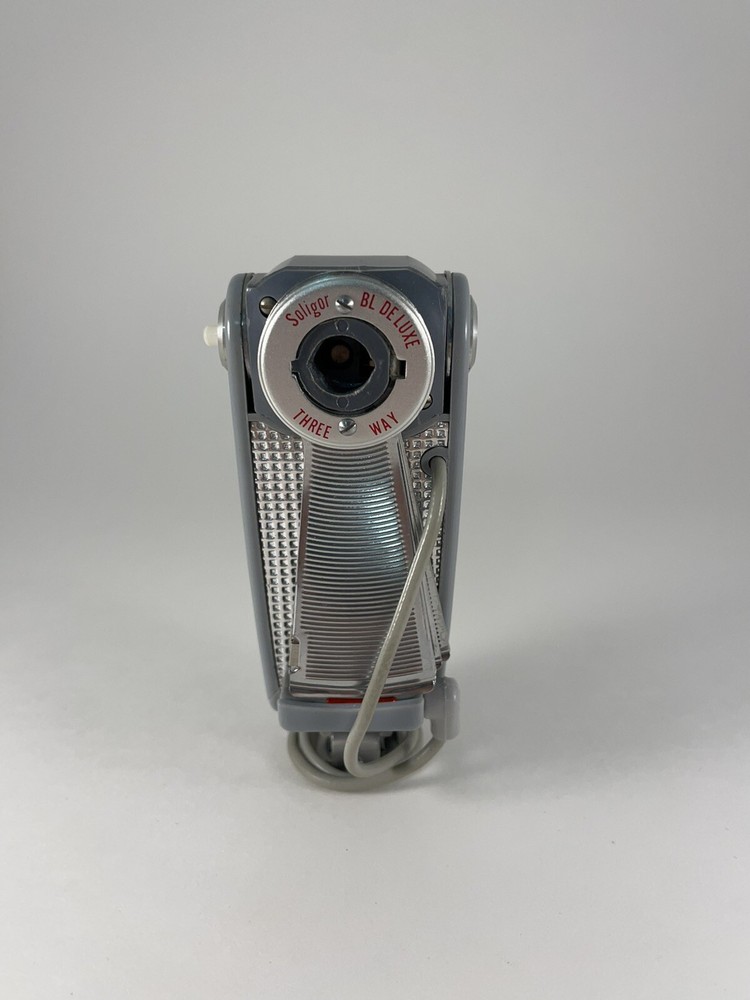 Soligor BL Deluxe Three Way Vintage Camera Flash With Case Used