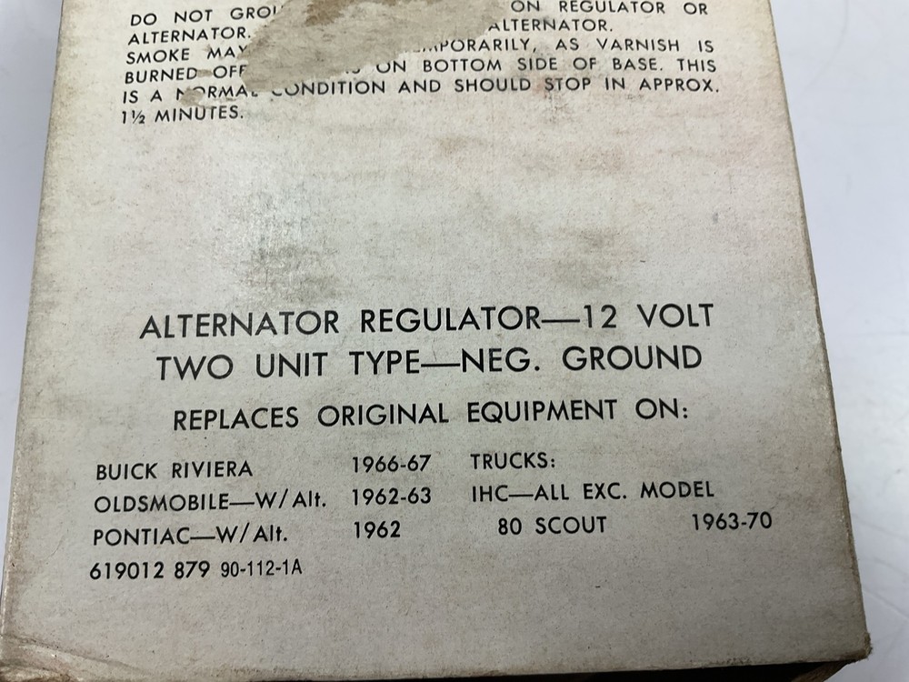 Switches Inc 9012 Voltage Regulator