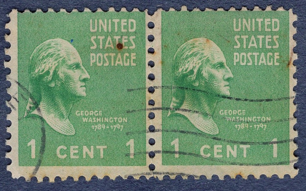 1938 Stamp #804 George Washington Used