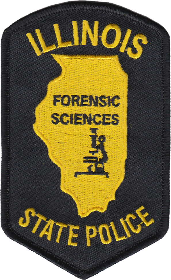 ILLINOIS STATE POLICE SHOULDER PATCH: Forensic Sciences