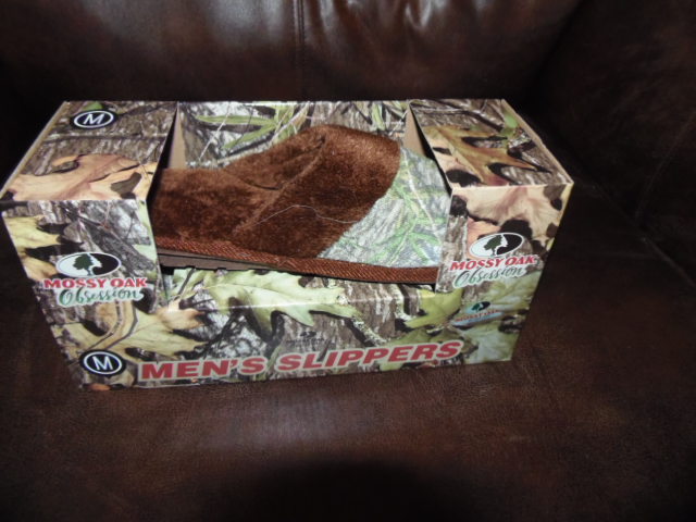 SLIPPERS - MEN - MOSSY OAK - "OBSESSION" - SIZE MEDIUM   ( G-2x)