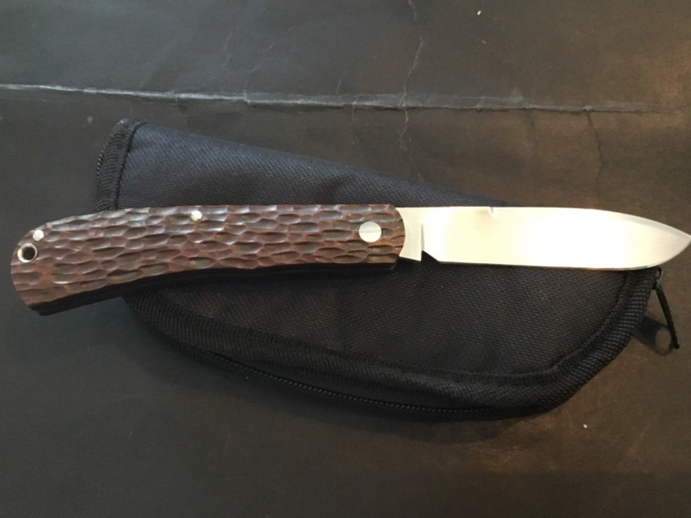 Custom Luke Swenson Trapper Slipjoint Folder Folding Knife