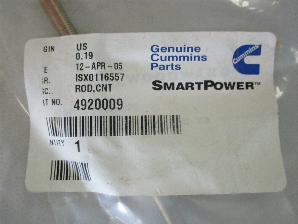 4920009 NEW GENUINE CUMMINS CONTROL ROD