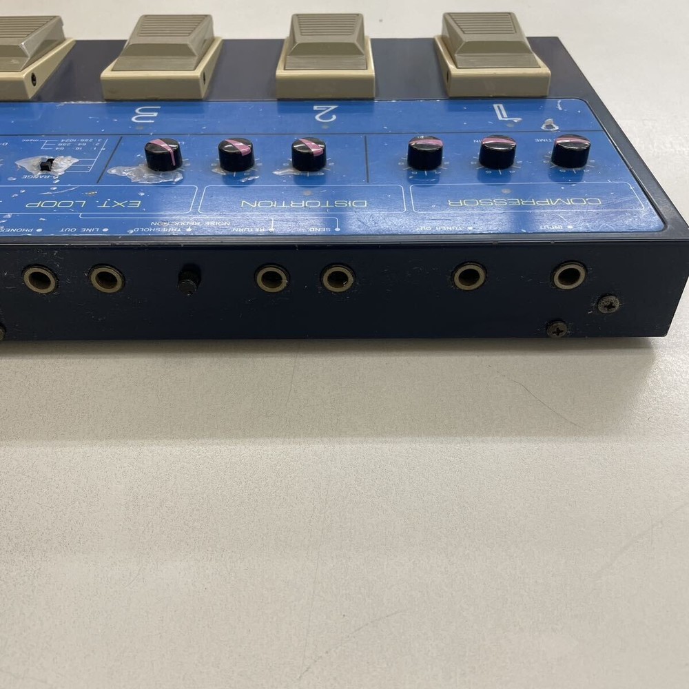 MAXON vintage analog multi-effector PUE5 AC adapter AC309 Working