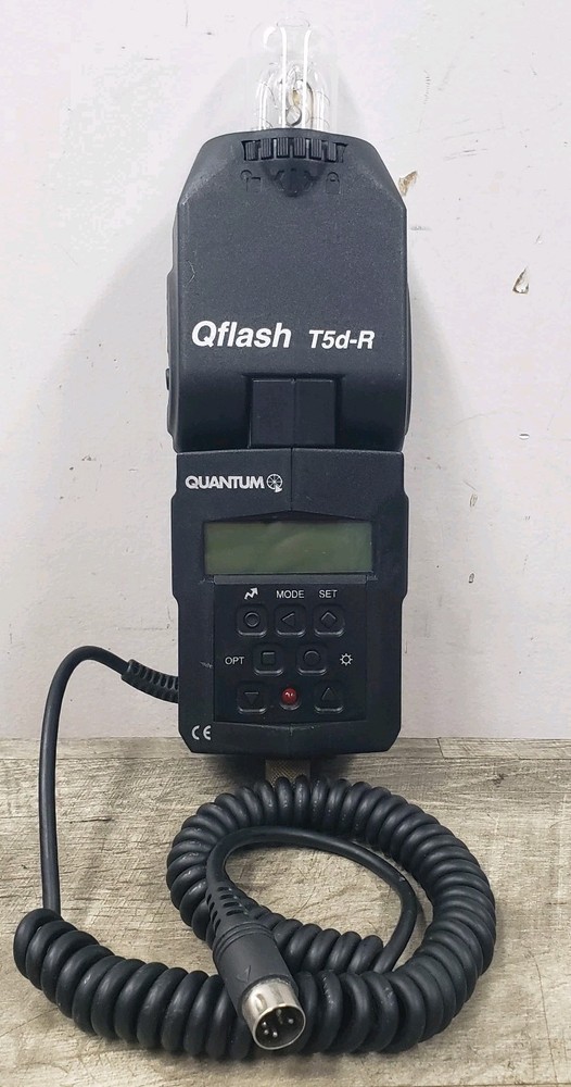 *NICE* Quantum Qflash T5d-R w/ BULB Professional Camera Flash *UNTESTED*