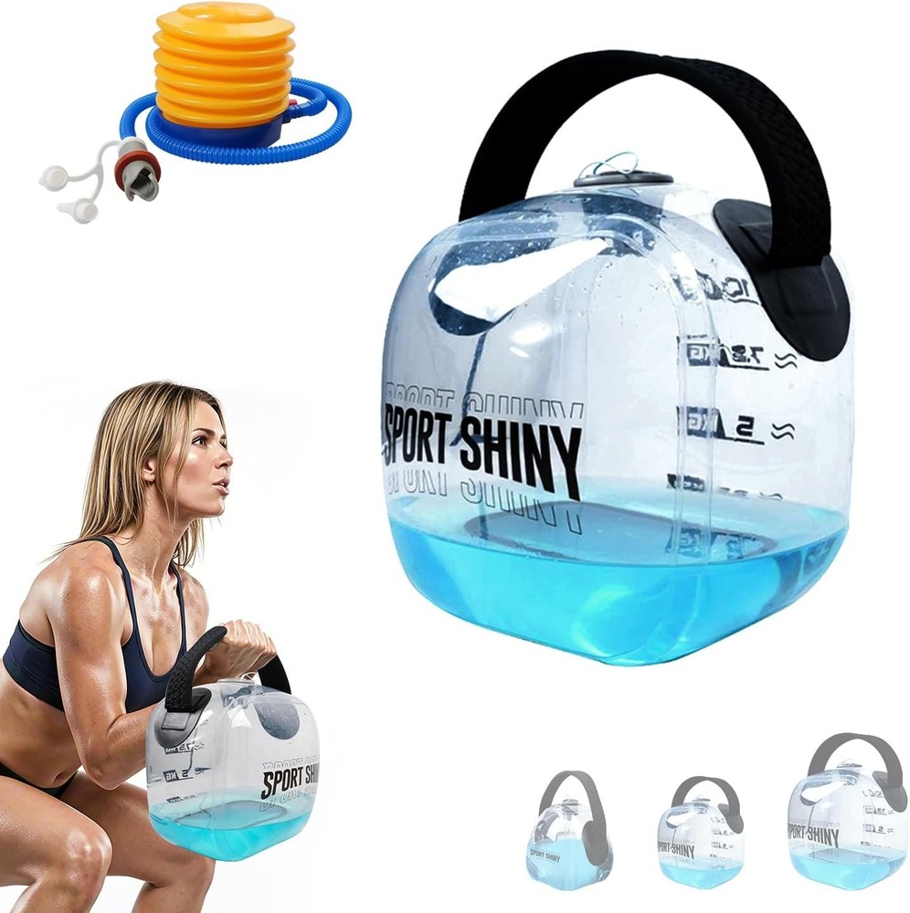 EasyGo Kettlebells Foldable Water-Filled Kettlebell Adjustable Kettlebell