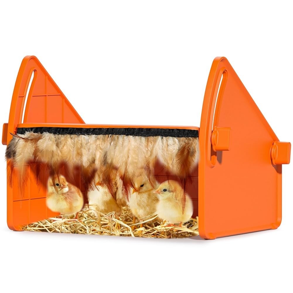 Heating Brooder Plate for Chicks Ducklings Keeping Poultry Warm, Orange