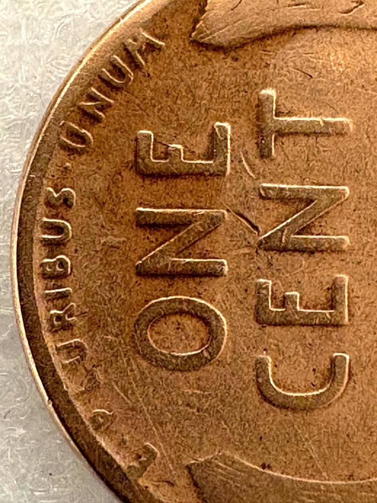 1920 D Lincoln Penny w/Errors Rim+Die Chips, Cracks, Clips & MISSING LETTERS