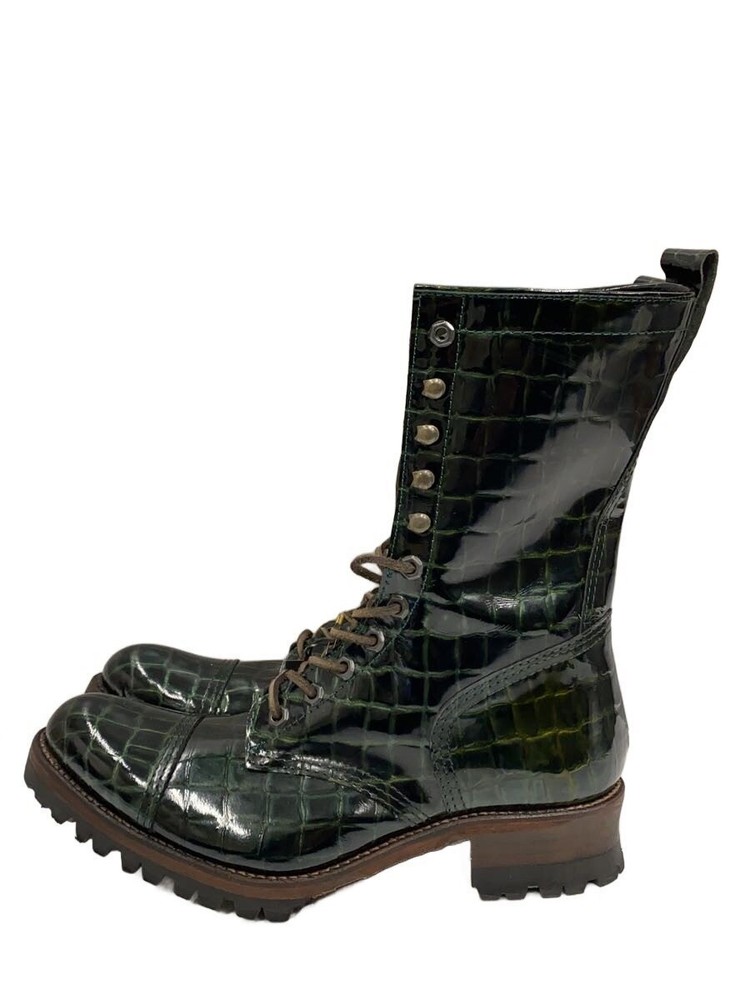 Izreel Lace-Up Boots/42/Grn 3546