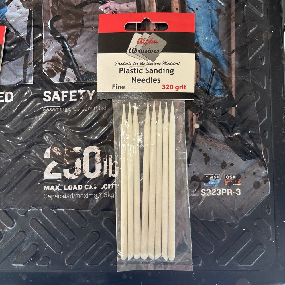 Plastic Sanding Needles - 320 Grit