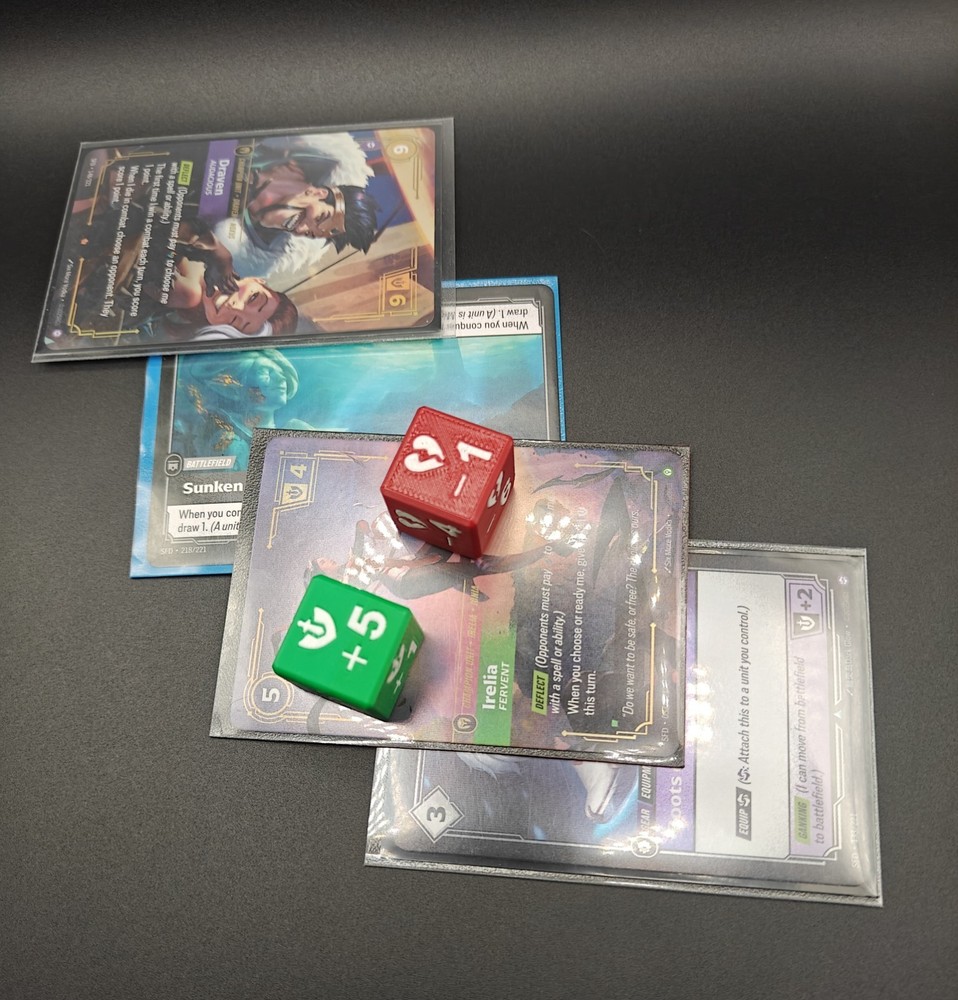 Riftbound Might and Damage Dice Kit