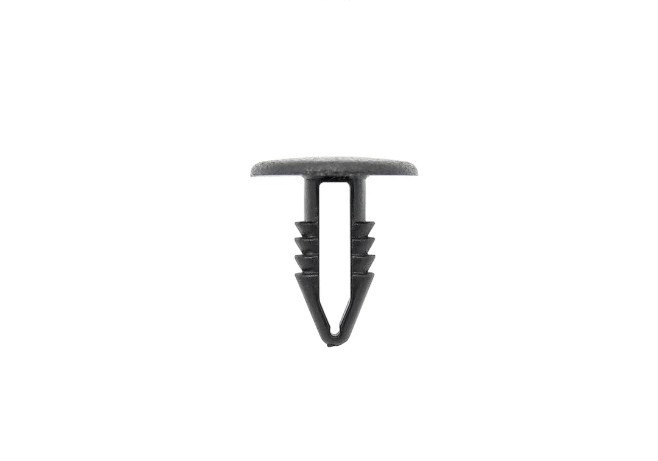 Push Fit Interior Trim Panel Clip Fasteners Black Button Head 4-5mm Hole - 10 Pc