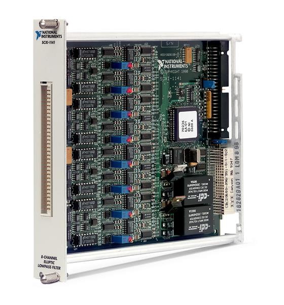 NI SCXI-1141 8-Channel Low-Pass Elliptical Filter Module