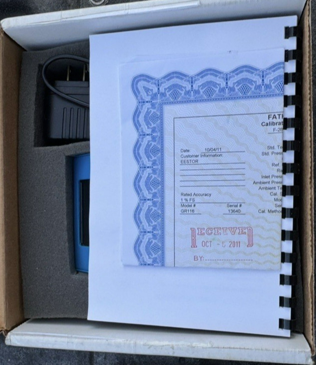 Fathom Technologies GR Series GR112-1-A-PO-SS Mass Flow Meter