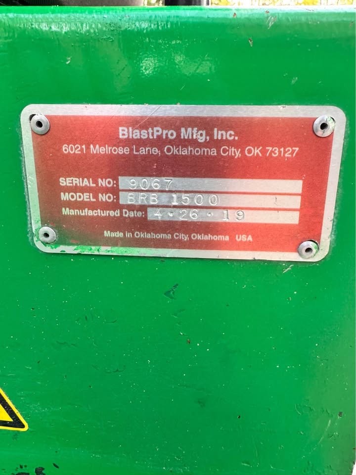 2018 Blast Pro BRB1500 Electric Floor Scraper