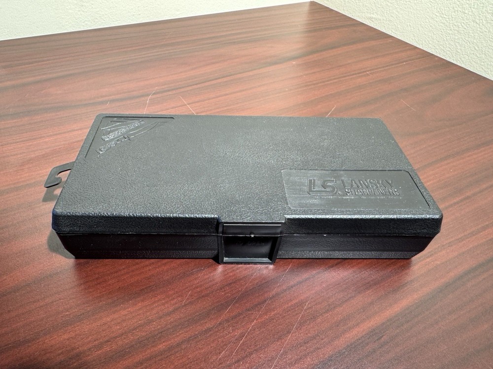 Lansky Knife Sharpening System Kit with 4 Stones, Case, & Instructions !!