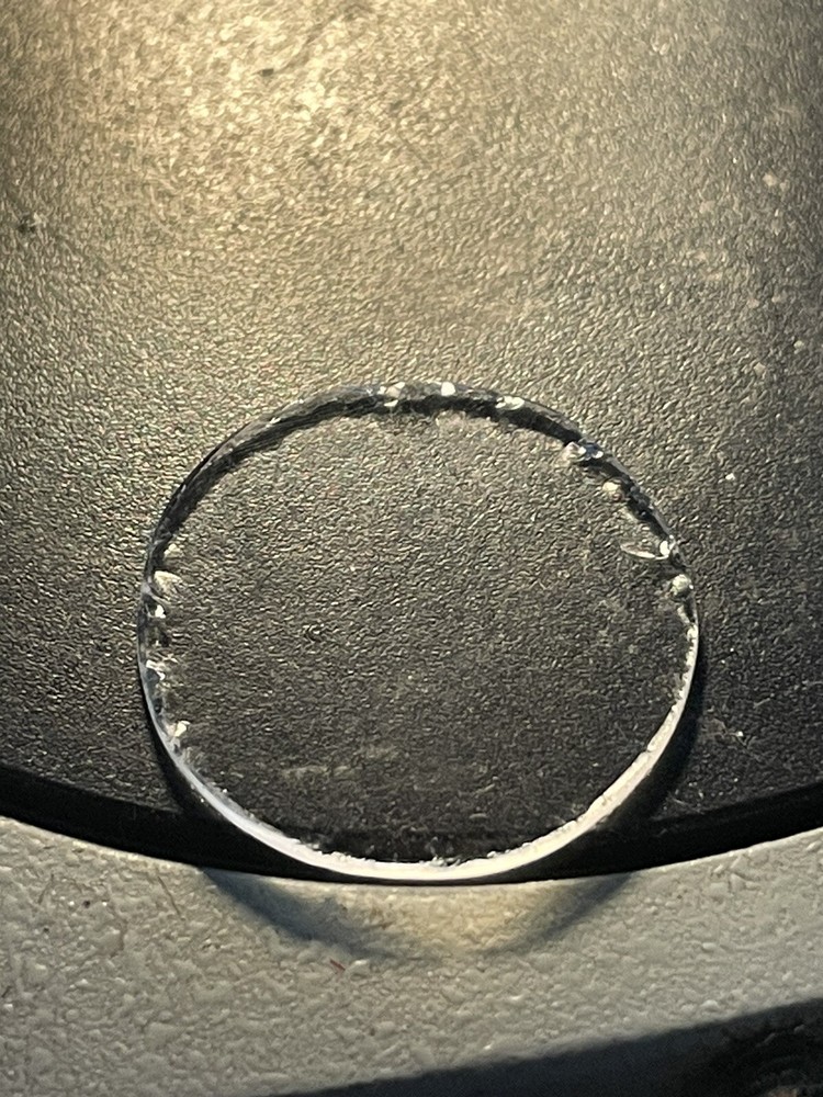 Microscope Eyepiece Reticle with Complex Grid 19 mm dia.