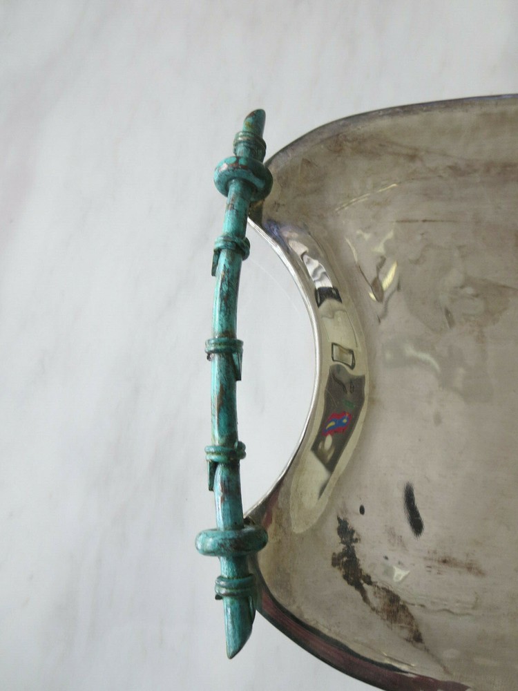 Rare EMILIA LOS CASTILLO SILVERPLATE TRAY SIGNED