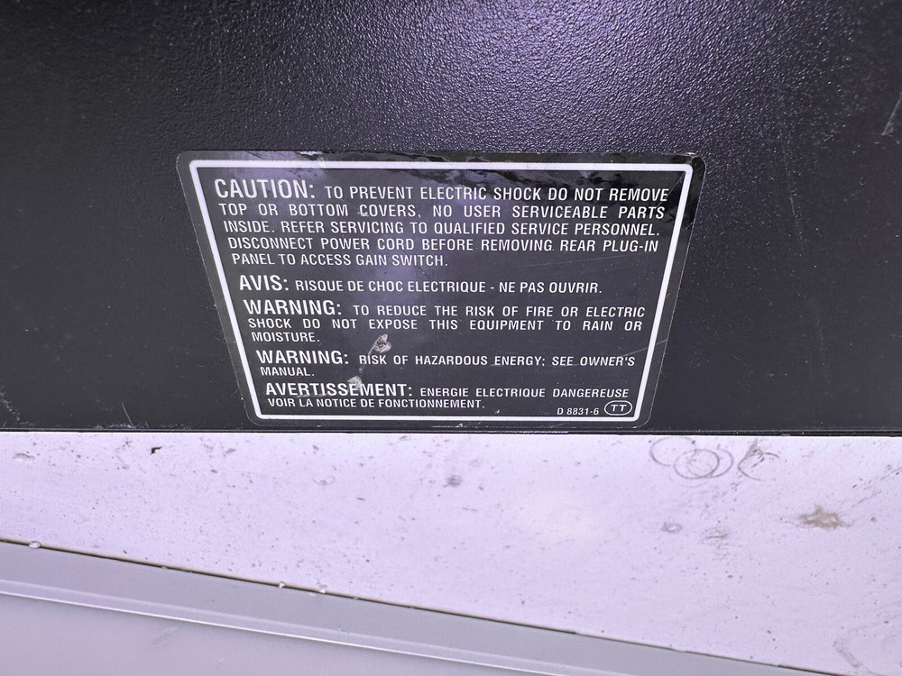 Crown Com-Tech 410 2 Channel Power Amplifier Tested