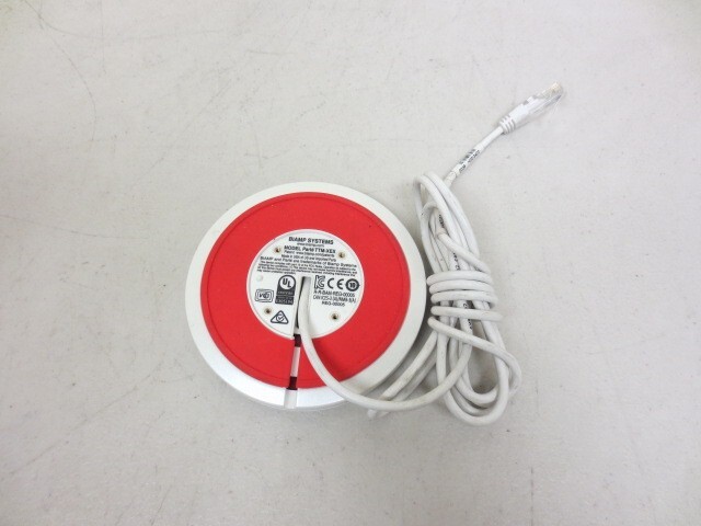 BIAMP PARLÉ TTM-XEX WHITE CONFERENCE MICROPHONE