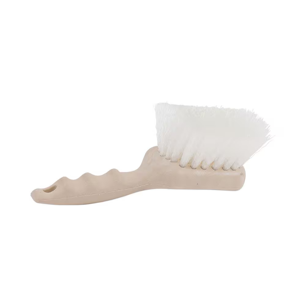 9 In. Nylon Bristle Utility Brush with Tan Handle