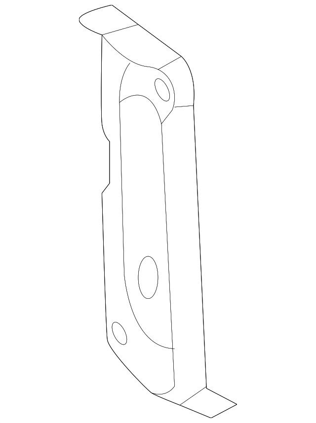 Genuine GM Driver Side Front Compartment Front Side Rail Reinforcement 84543103