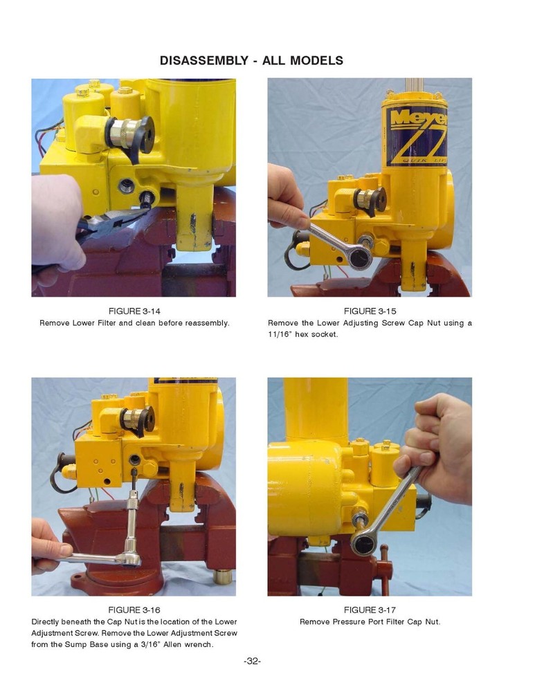 Snow Plow Pump Service Manual E60 & E60-H Meyer