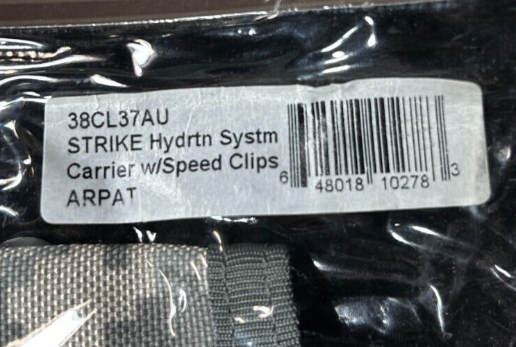 BLACKHAWK! Strike Hydration System Carrier w/Speed Clips ARPAT NEW!!! *