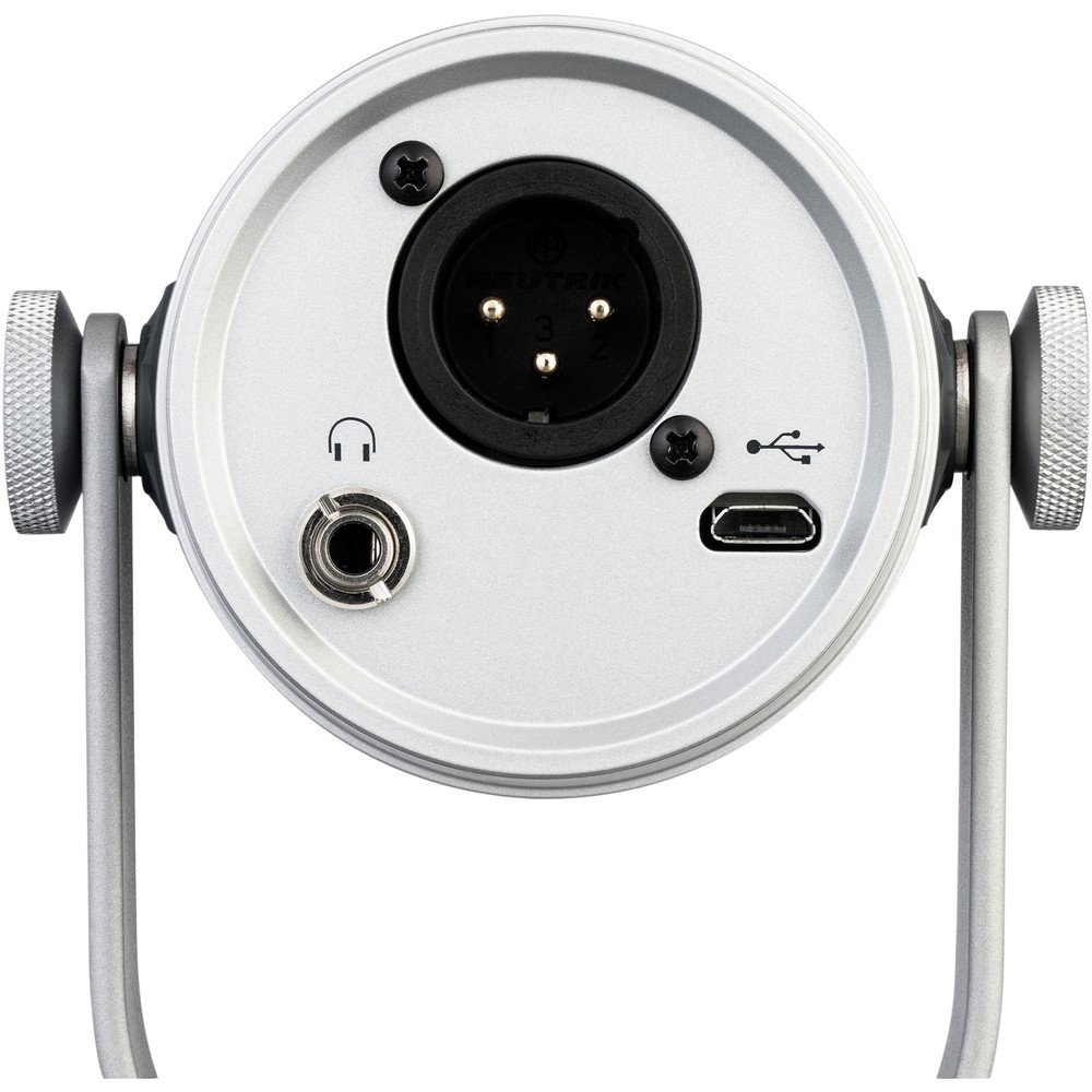 Shure MV7-S MV7 Podcast Microphone - Silver