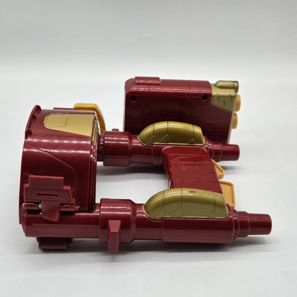 Marvel Iron Man Nerf Slide Blast Armor Dart Blaster 2015 Retractable Adjustable